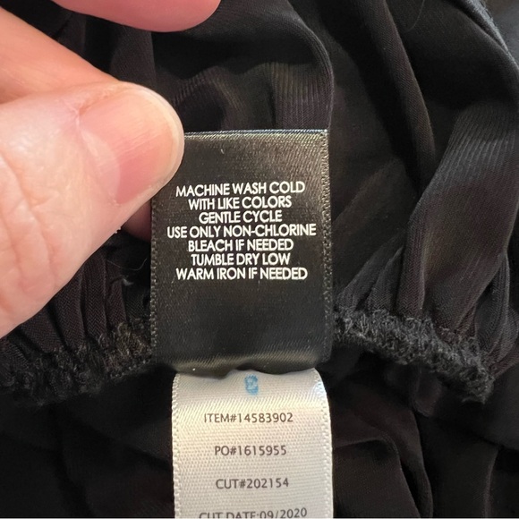 Torrid Side Gathered Black Dress Size 2 - Picture 16 of 16